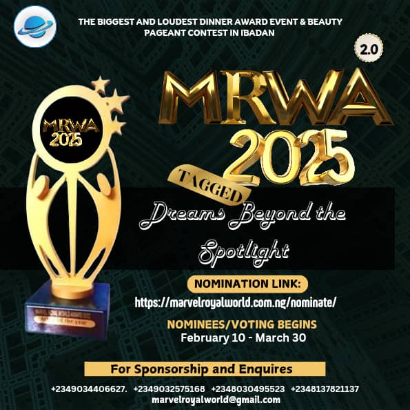 Marvelroyalworld Dinner Award And Beauty Pageant Contest Nomination Portal Is Open