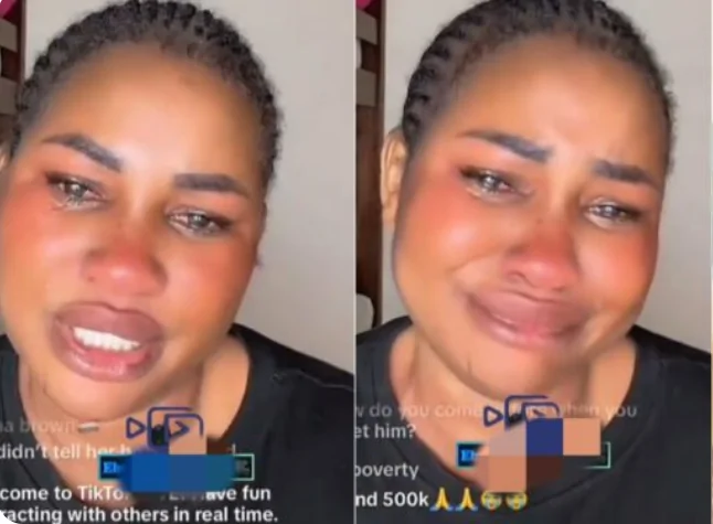 “I’m tired” – Cubana Chief Priest’s alleged baby mama tears up